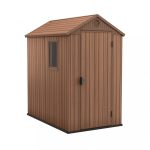 Darwin 4x6 műanyag kerti ház barna színben - Image 11