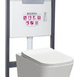 Tinos Adriatic Chrome falba építhető WC tartály szett