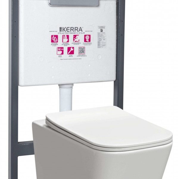 Tinos Pacific Chrome falba építhető WC tartály szett