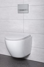 Kasos Adriatic Chrome falba építhető WC tartály szett - Image 2
