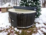 LUX IN 5 SZEMÉLYES INTEGRÁLT KÁLYHÁS PRÉMIUM AKRIL DÉZSAFÜRDŐ SZÜRKE VAGY FEHÉR BETÉT WELLNESS CSOMAGBAN - Image 2