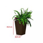 Rattan planter S virágtartó barna - Image 2