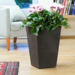 Rattan planter S virágtartó barna - Image 3