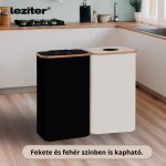 Szelektív palackgyűjtő 100l fekete - Image 5