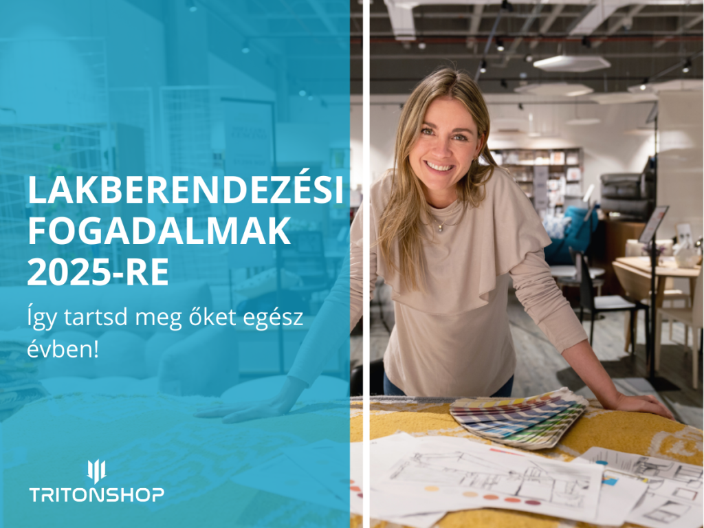 Egy nő személyesen nézi meg a színeket és a bútorokat a tervezéshez.