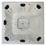 TOPÁZ PRÉMIUM AKRIL 4+3 SZEMÉLYES PEZSGŐFÜRDŐ 3 KW ELEKTROMOS FŰTÉSSEL