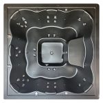 TOPÁZ PRÉMIUM AKRIL 4+3 SZEMÉLYES PEZSGŐFÜRDŐ 3 KW ELEKTROMOS FŰTÉSSEL