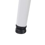 Bora 140 cm szögletes szinterezett kő étkezőasztal fehér - Image 5