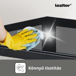 Clara 120 cm szögletes üveg étkezőasztal szürke - Image 5