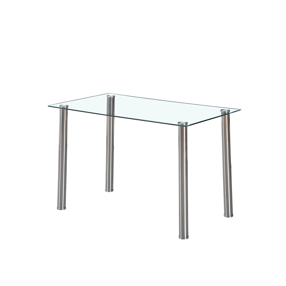Berna 140 cm szögletes üveg étkezőasztal transparent Berna 140 cm szögletes üveg étkezőasztal transparent
