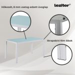 Mira 6+1 étkező garnitúra fehér-fekete - Image 6