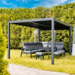 LUXE pergola 3x3m antracit - Image 5