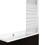 AMBITION-1 1 részes kádparaván clear/mintás üveg 75x130