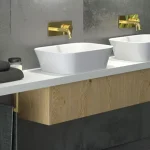 ASSOS fehér pultra építhető mosdó 40x50x15