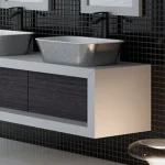 ASSOS GLAM ezüst pultra építhető mosdó 40x50x15