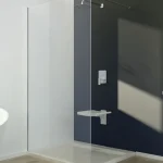 AVEO walk in zuhanyfal clear üveg 90x195
