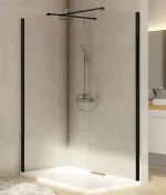 DALIA black walk-in zuhanyfal - Image 8