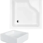IGOR 90x90 zuhanytálca +előlap