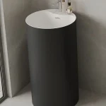 LIDA matt b&w szabadonálló mosdó