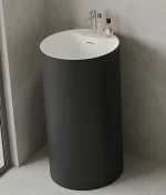 LIDA matt b&w szabadonálló mosdó