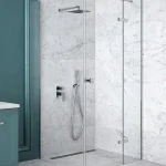 PIXA szögletes zuhanykabin clear üveg 100x80x195 - jobb