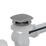 SQUARE-fill kádtöltős lefolyó és túlfolyó-fém - Image 3