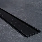 CONFLUO Primo Compact Line 750 Matte Black zuhanyfolyóka