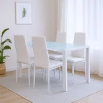 Liana 4+1 étkező garnitúra fehér - Image 2