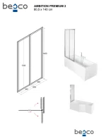 AMBITION PREMIUM/INTEGRA kádhoz kádparaván 2 részes - Image 8