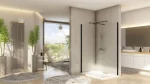 DALIA black walk-in zuhanyfal - Image 4