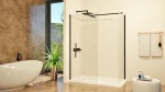 DALIA black walk-in zuhanyfal - Image 5