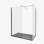 DALIA black walk-in zuhanyfal - Image 6