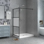 FANNY black walk-in zuhanyfal - Image 4