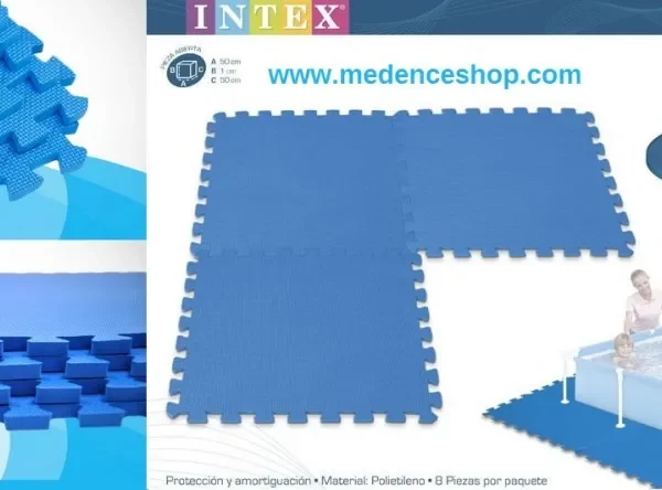 INTEX medence szőnyeg, 10mm, 2 m2/csomag , kék (29081) - Kép 6