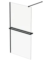 LETTI black walk-in zuhanyfal - Image 18