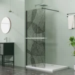 LETTI black walk-in zuhanyfal - Image 11