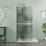 LETTI black walk-in zuhanyfal - Image 12