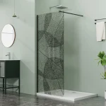 LETTI black walk-in zuhanyfal - Image 4