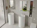 LIDA matt fehér szabadonálló mosdó - Image 3