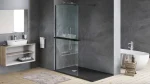 FELICIA black walk-in zuhanyfal - Image 6