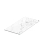 NADIN marble - fehér márványmintás zuhanytálca 120x80x2,5