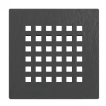 Niwell zuhanytálca szifontakaró antracite 13,2×13,2