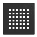 Niwell zuhanytálca szifontakaró black 13,2×13,2