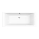 PETRA LUX slim matt fehér kád 170×80