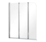 PRIME-3 3 részes kádparaván, clear üveg 120x140 - Image 3
