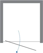 VEGA 90x195 zuhanyajtó - Image 6