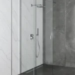 VAYO csúszó walk in zuhanyfal clear üveg 100x200