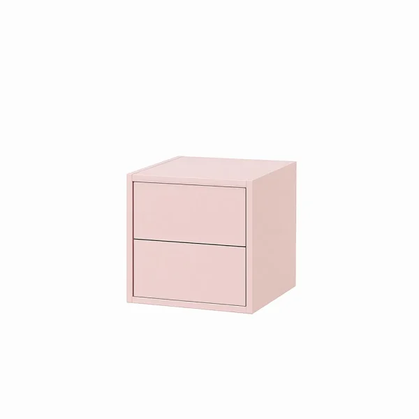 Boxie 2 fiókos fali szekrény 40x40x37 cm pink