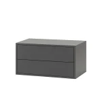 Boxie 2 fiókos fali szekrény 40x80x37 cm antracit