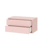 Boxie 2 fiókos fali szekrény 40x80x37 cm pink - Image 4